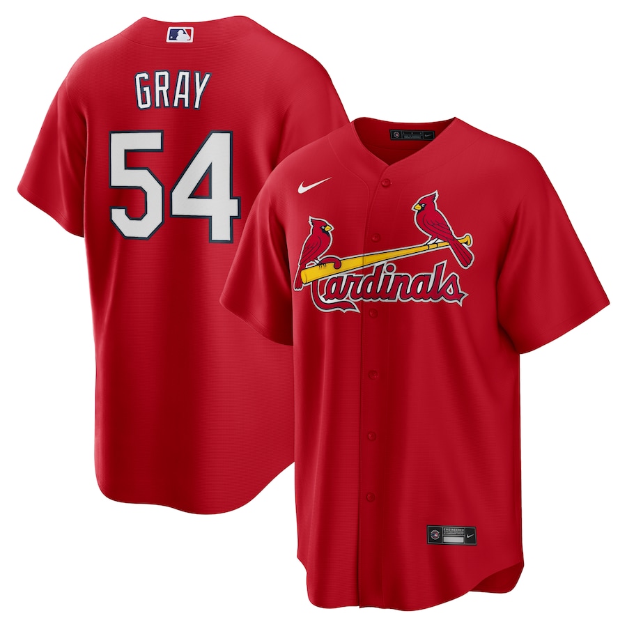 Men's St. Louis Cardinals Sonny Gray Nike Red Alternate Replica Jersey