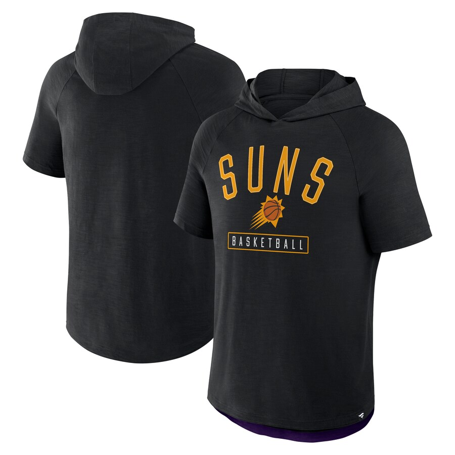 Men's Phoenix Suns Fanatics Black Pass Legend Hooded T-Shirt