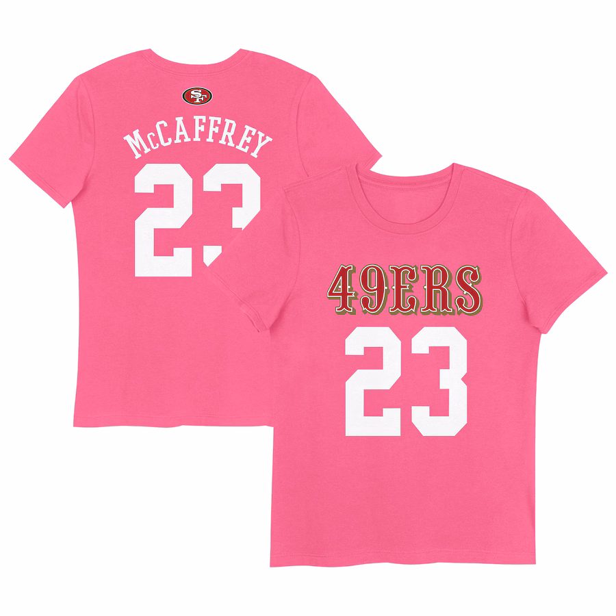 Women's Kansas City Chiefs Patrick Mahomes Majestic Threads Red Super Bowl LIX Name & Number Off-Shoulder Script Long Sleeve V-Neck T-Shirt