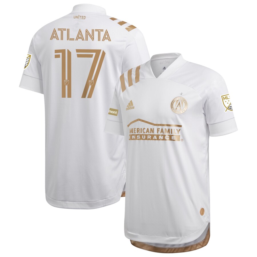 Men's Atlanta United FC adidas White 2020 King's Authentic Jersey