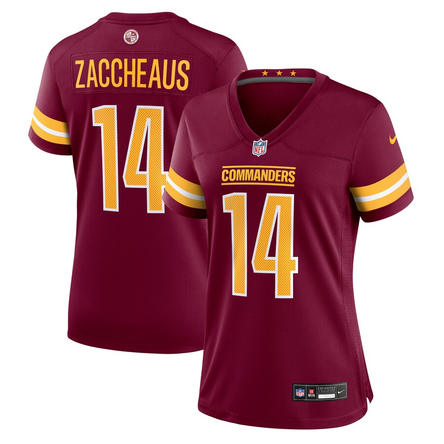 Women's Washington Commanders Olamide Zaccheaus Nike Burgundy Game Jersey