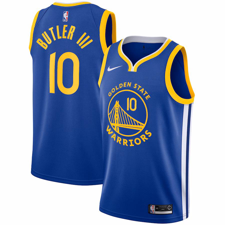 Youth Golden State Warriors Jimmy Butler III Nike Royal Swingman Jersey - Icon Edition