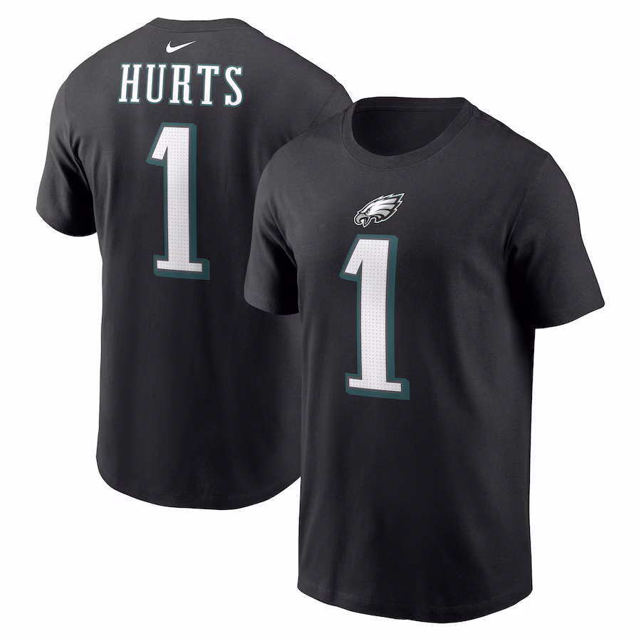 Men's New York Jets  Black Team Authentic Custom T-Shirt