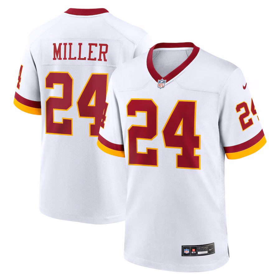 Men's Washington Commanders Von Miller Nike White Alternate 2 Super Bowl Era Game Jersey