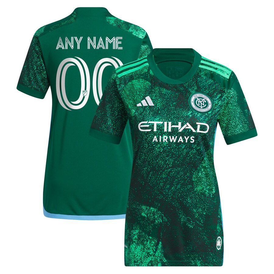 Women's New York City FC  adidas Green 2023 The Parks Replica Custom Jersey