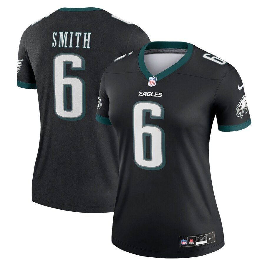 Women's Philadelphia Eagles DeVonta Smith Nike Black Alternate Legend Player Performance Top