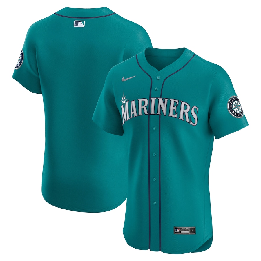 Men's Seattle Mariners Nike Teal Alternate Elite Jersey