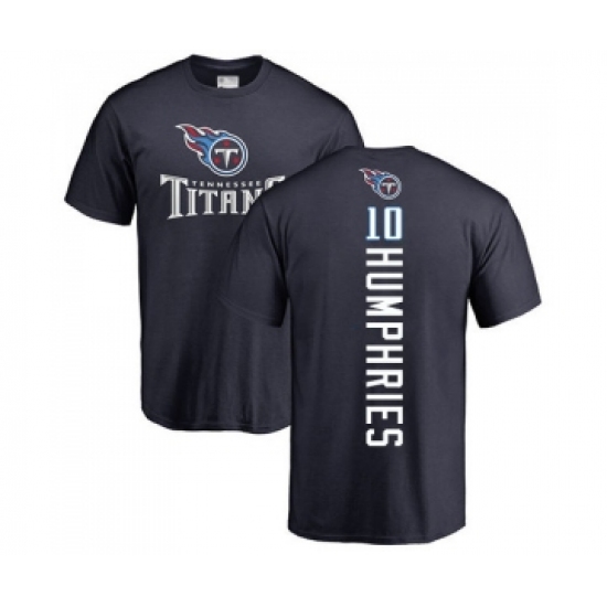Football Tennessee Titans #10 Adam Humphries Navy Blue Backer T-Shirt