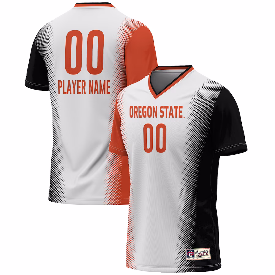 Oregon State Beavers GameDay Greats Unisex NIL Pick-A-Player Lightweight Women's Soccer Jersey - White