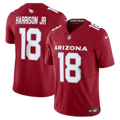 Men's Arizona Cardinals Marvin Harrison Jr. Nike Cardinal Vapor F.U.S.E. Limited Jersey