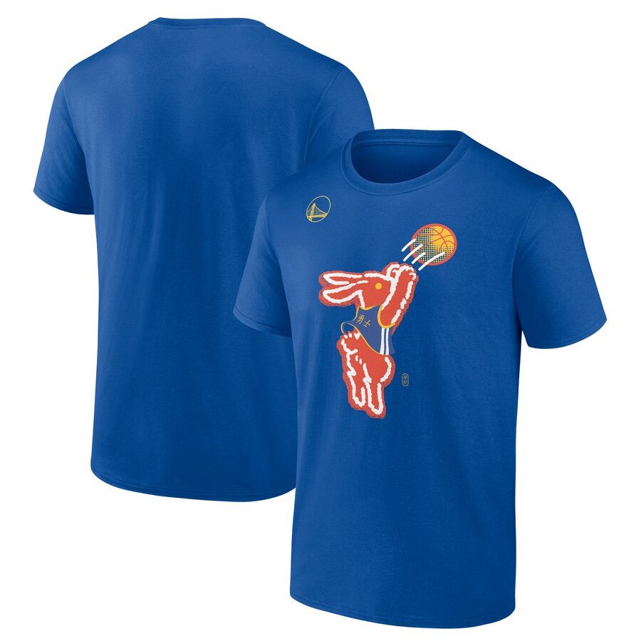 Men's Golden State Warriors  Royal Lunar New Year T-Shirt