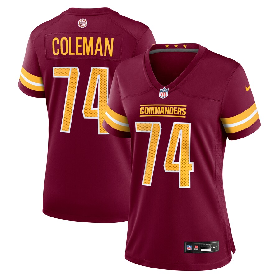 Women's Washington Commanders Brandon Coleman Nike Burgundy Game Jersey