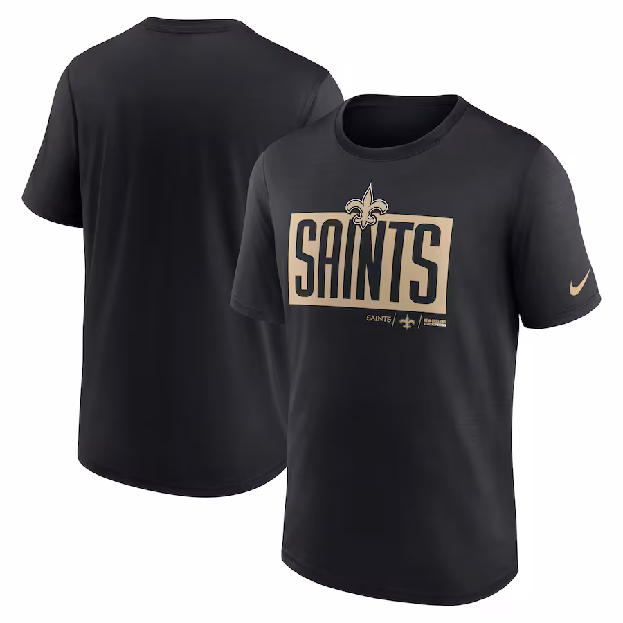 Men's Miami Dolphins  Aqua Team Lockup T-Shirt