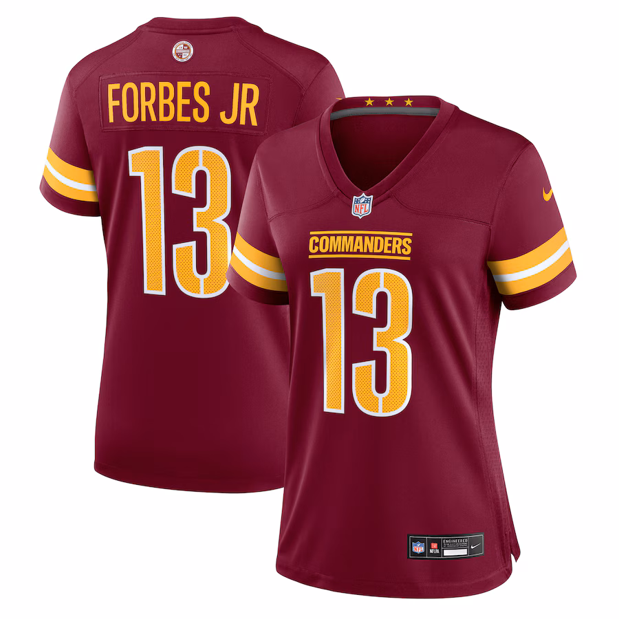Women's Washington Commanders Emmanuel Forbes Jr. Nike Burgundy Team Game Jersey