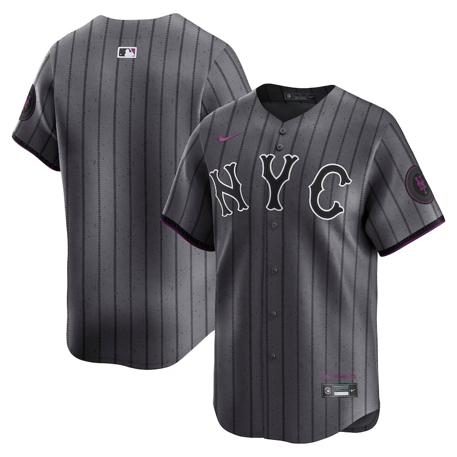 Men's New York Mets Nike Gray City Connect Limited Jersey