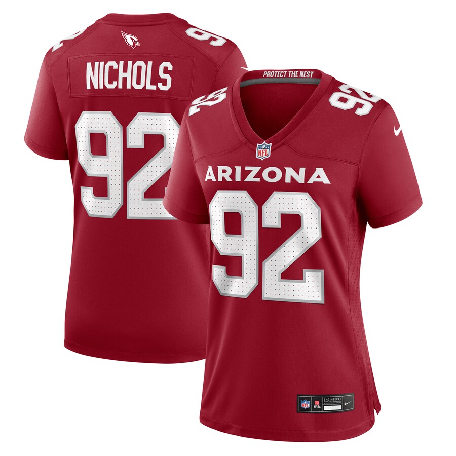 Women's Arizona Cardinals Bilal Nichols Nike Cardinal Game Jersey