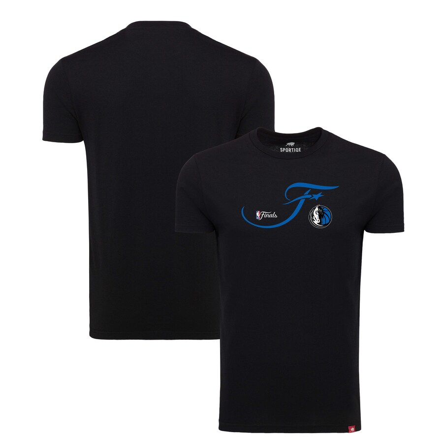 Unisex Dallas Mavericks Sportiqe Black 2024 NBA Finals Super Soft Comfy Tri-Blend T-Shirt