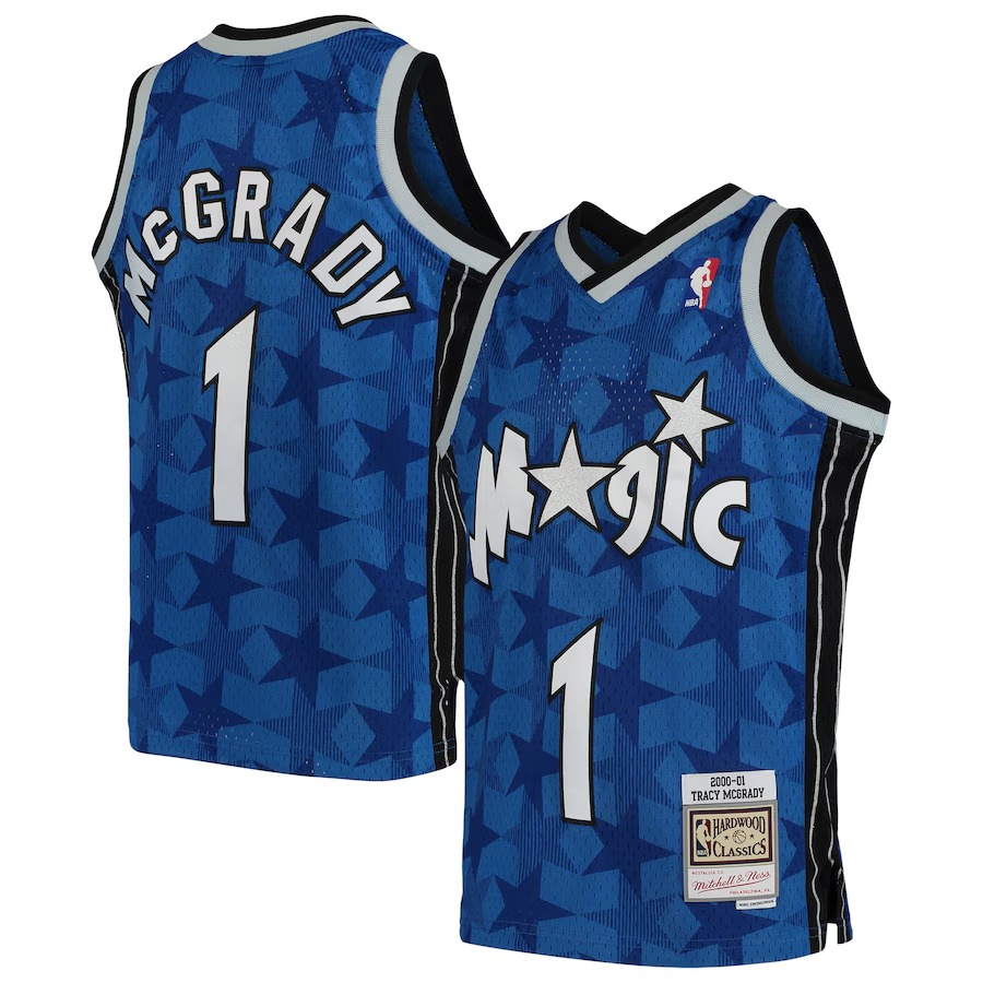 Youth Orlando Magic Tracy McGrady Mitchell & Ness Blue Swingman Throwback Jersey