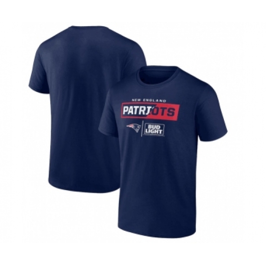 Men's New England Patriots Navyx Bud Light T-Shirt