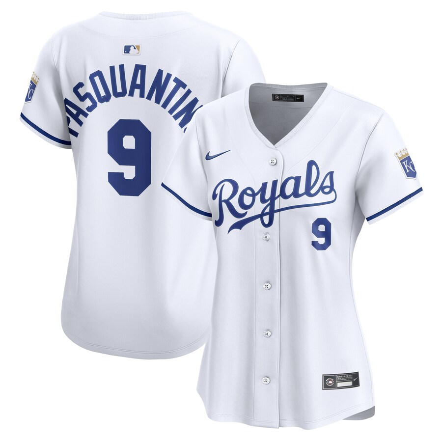 Women's Kansas City Royals Vinnie Pasquantino Nike White Home Limited Jersey