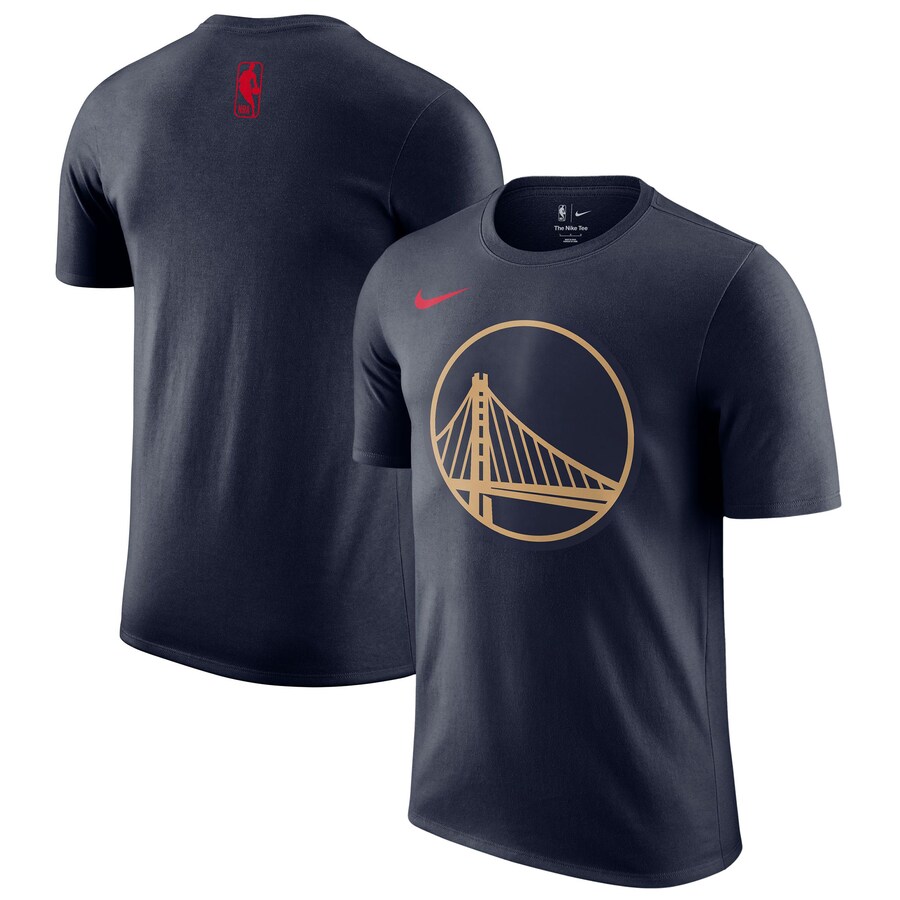 Men's Golden State Warriors Nike Navy 2024/25 City Edition Essential Logo T-Shirt