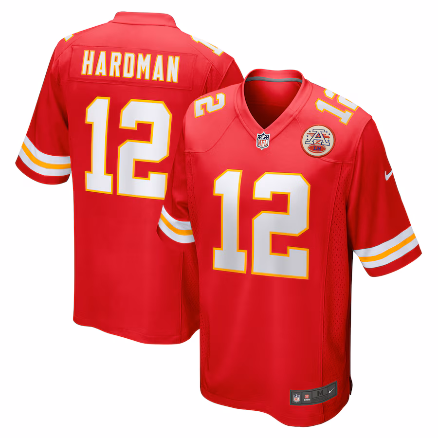 Men's Kansas City Chiefs Mecole Hardman Nike  Red  Game Jersey