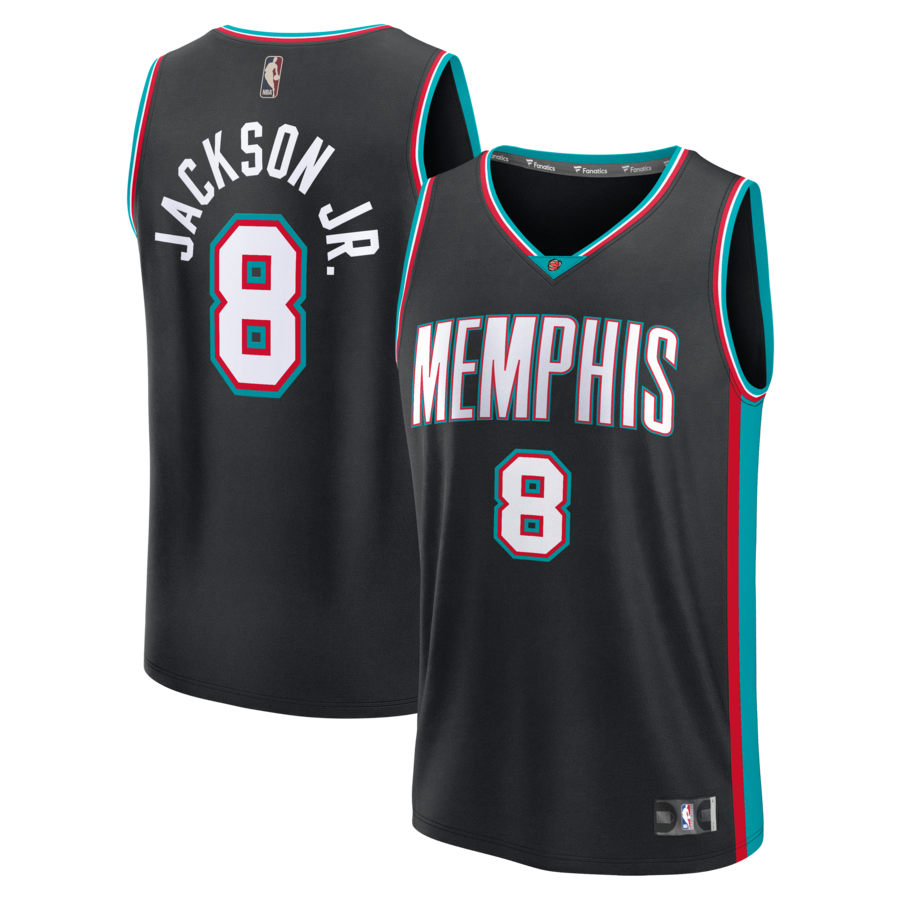 Men's Memphis Grizzlies Jaren Jackson Jr. Fanatics Black Fastbreak Jersey - Classic Edition
