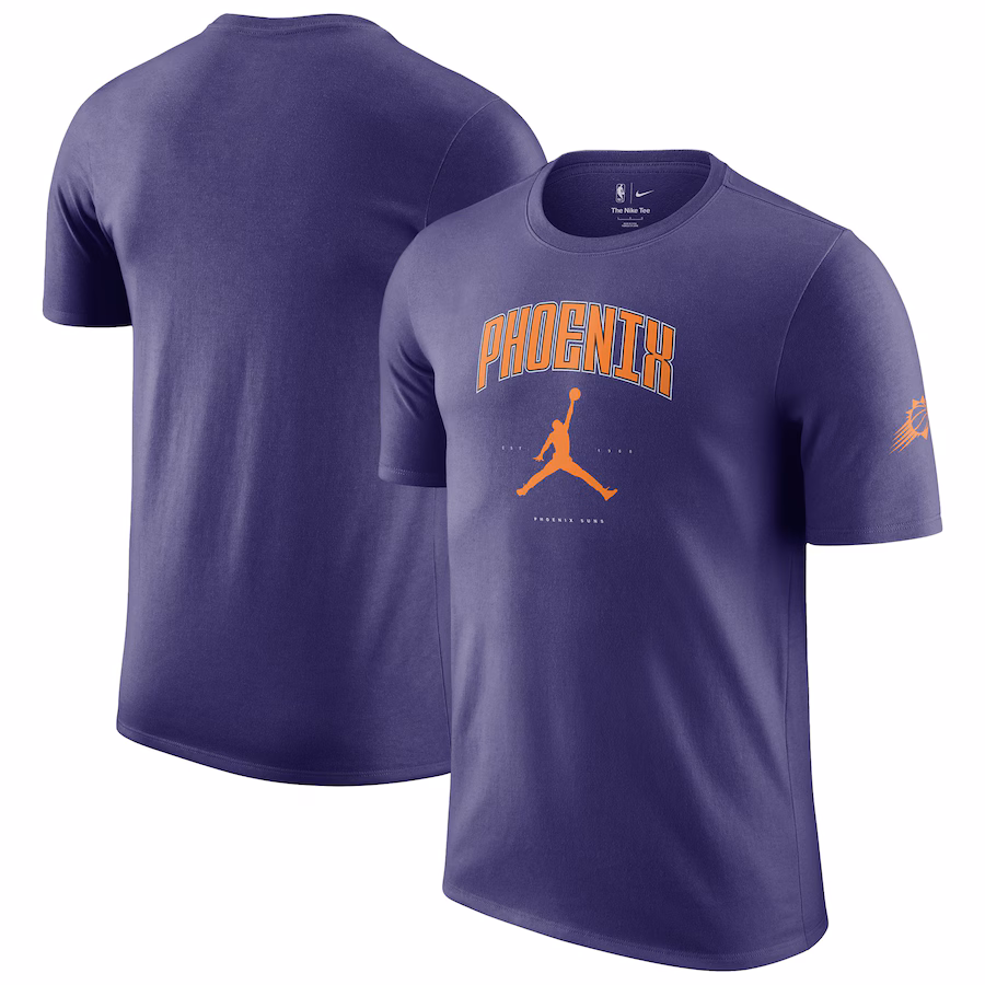 Unisex Phoenix Suns Jordan Brand Purple Essential Cities T-Shirt