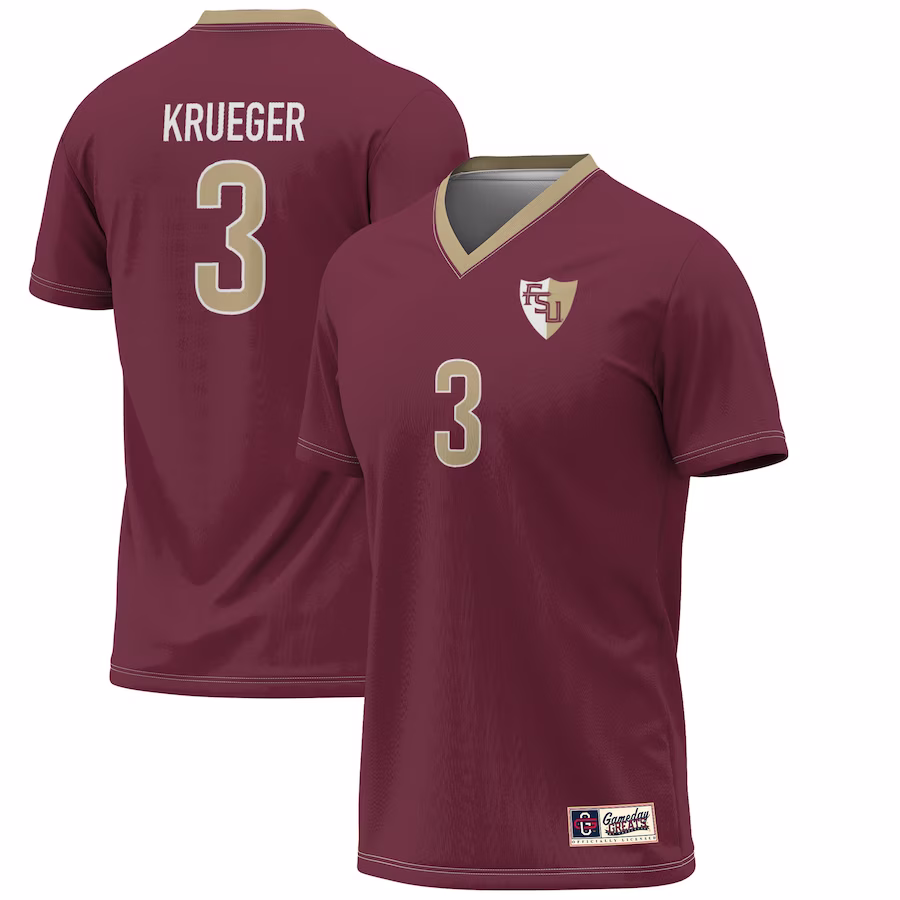 Casey Krueger Florida State Seminoles GameDay Greats Youth Lightweight Alumni Soccer Jersey - Garnet