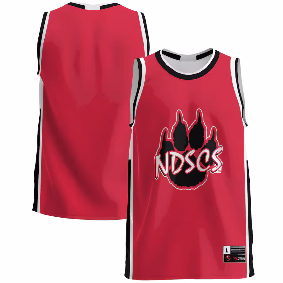 North Dakota College Wildcats GameDay Greats  Lightweight Basketball Jersey - Red
