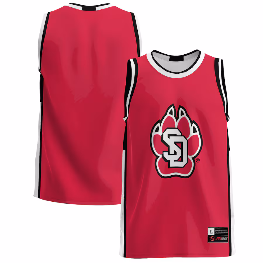 Men's GameDay Greats  Red South Dakota Coyotes  Lightweight Basketball Jersey