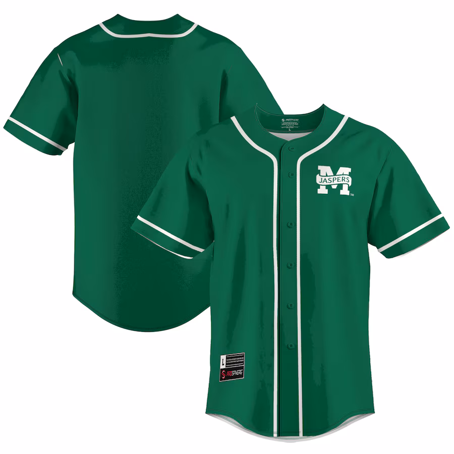 Men's GameDay Greats  Kelly Green Manhattan Jaspers  Lightweight Baseball Jersey