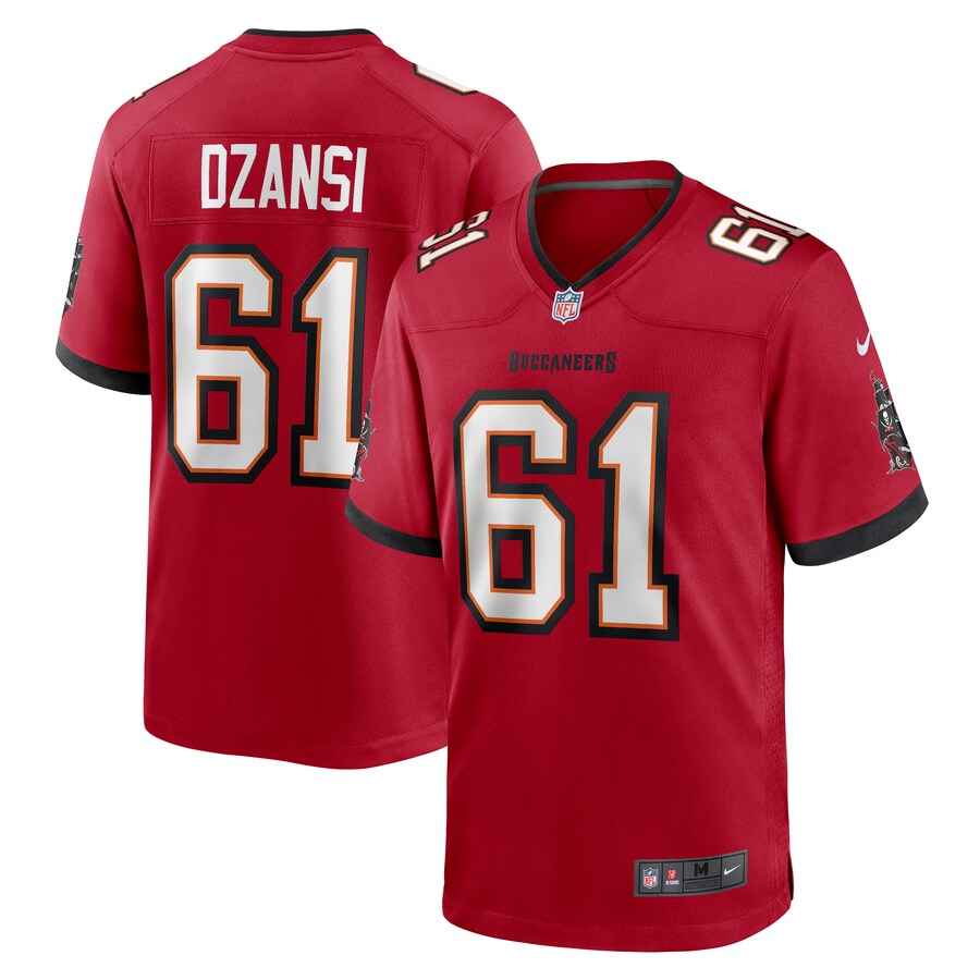 Men's Tampa Bay Buccaneers Silas Dzansi Nike Red Game Jersey