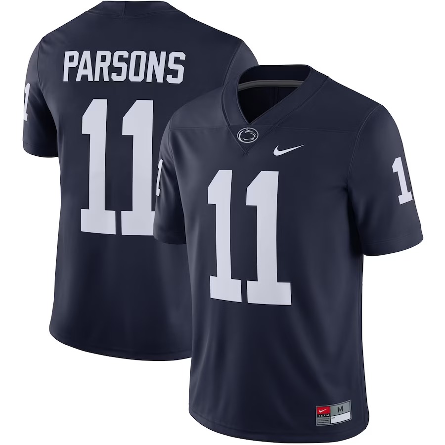 Micah Parsons Penn State Nittany Lions Nike 2021 Draft Class Game Jersey - Navy