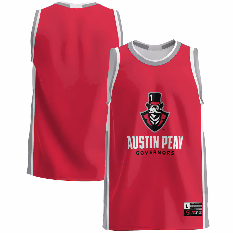 Men's GameDay Greats  Red Austin Peay State Governors  Lightweight Basketball Jersey