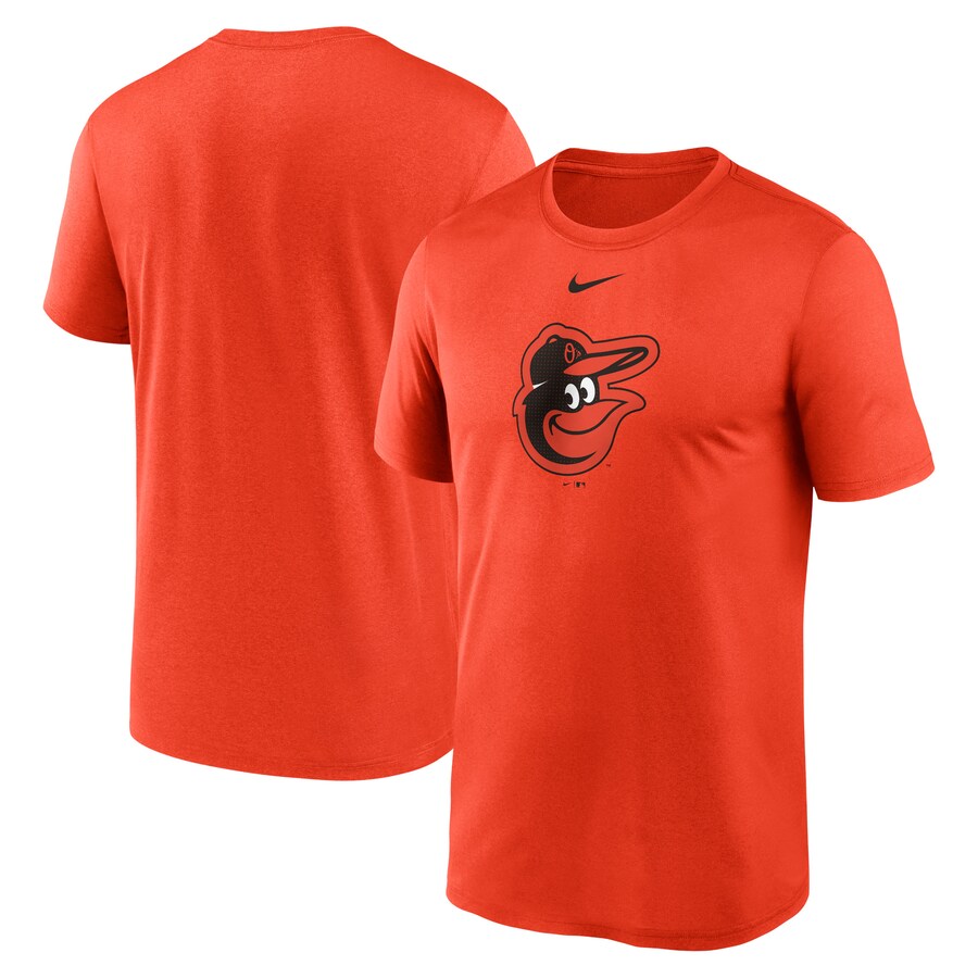 Men's Baltimore Orioles Nike Orange Legend Fuse Large Logo Performance T-Shirt
