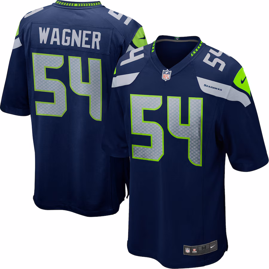 Youth Seattle Seahawks Bobby Wagner Nike Navy Game Jersey