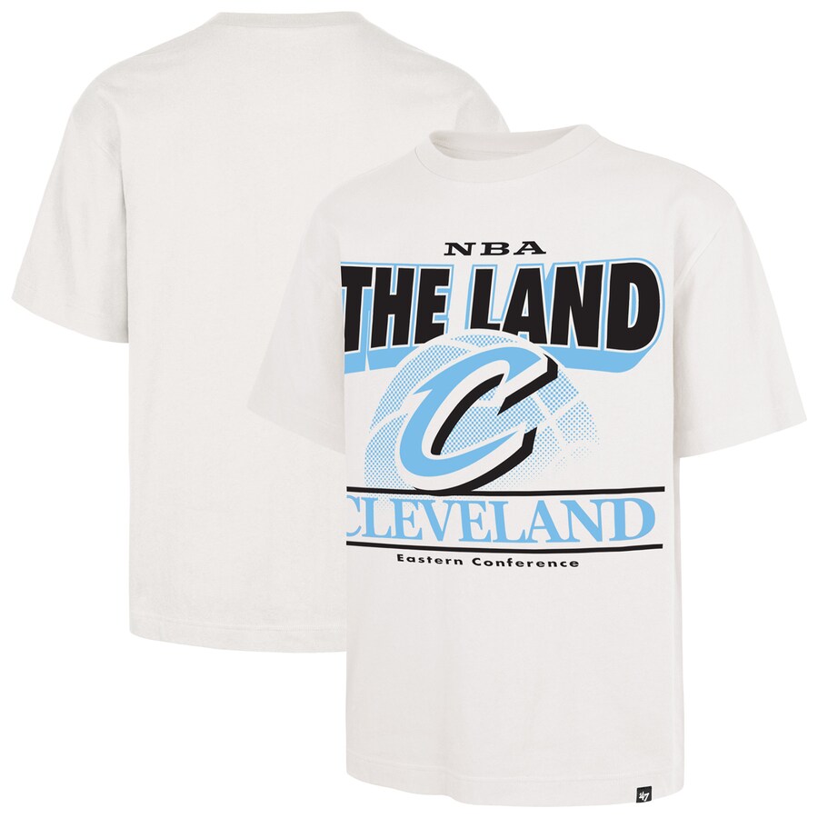 Men's Cleveland Cavaliers  '47 White City Edition Shifty Foundation T-Shirt