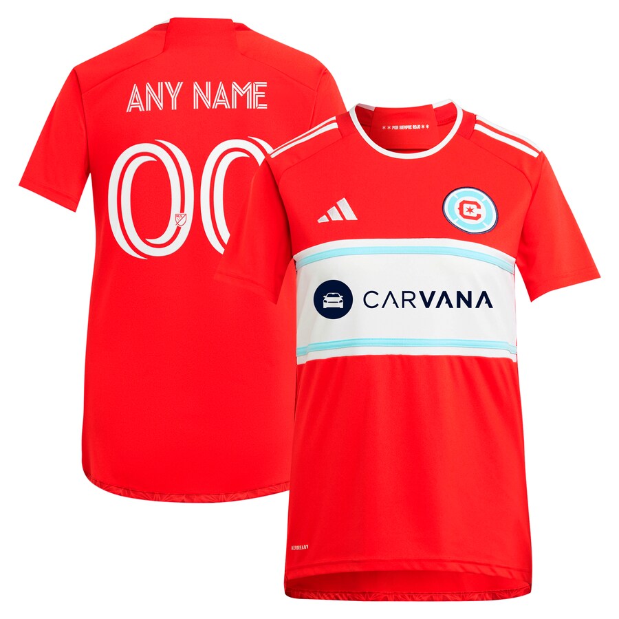 Women's Chicago Fire  adidas Red 2024 Return To Red Replica Custom Jersey