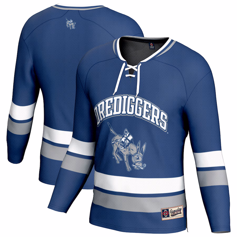 Men's GameDay Greats Blue Colorado School of Mines Orediggers Spirit Hockey Jersey