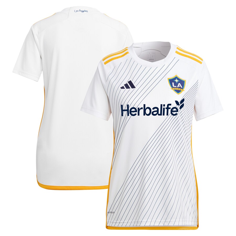 Women's LA Galaxy  adidas White 2024 Angeleno Kit Replica Jersey