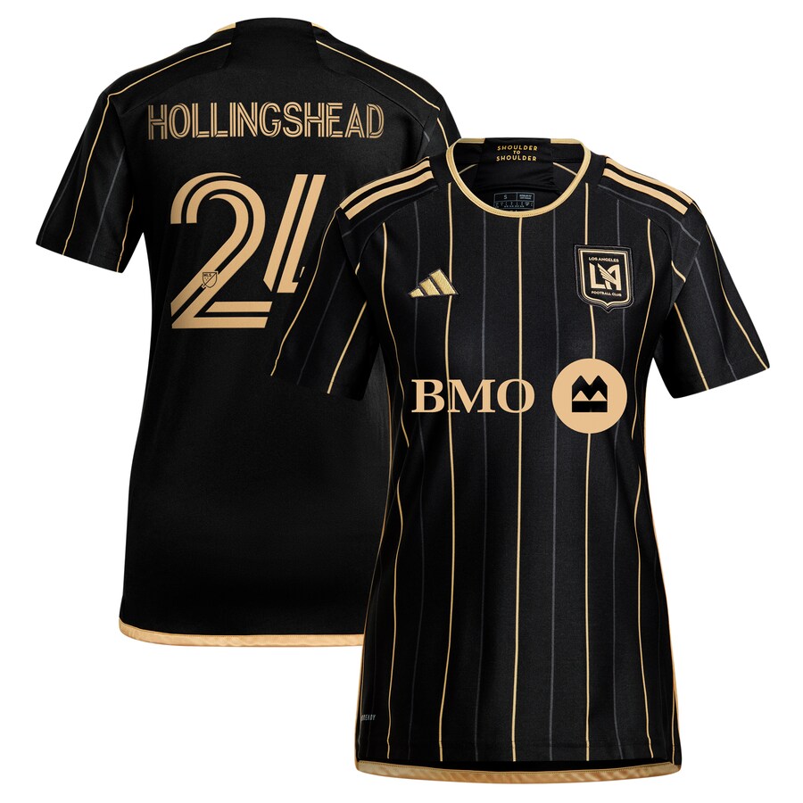 Women's LAFC Ryan Hollingshead adidas Black 2024 Primary Replica Player Jersey
