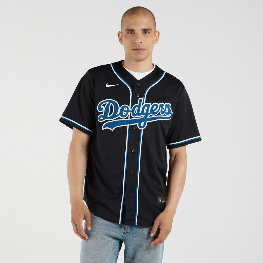 Men's Los Angeles Dodgers Shohei Ohtani Nike Black Lights Out Replica Player Jersey