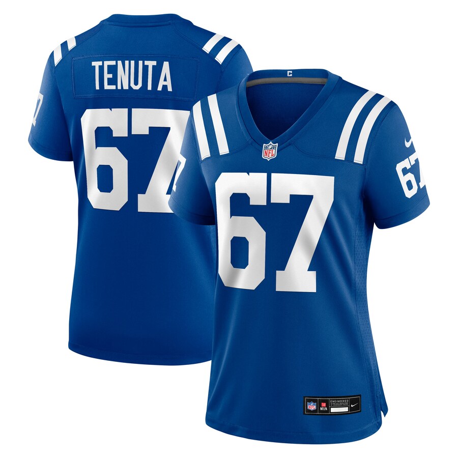 Women's Indianapolis Colts Luke Tenuta Nike Royal Team Game Jersey