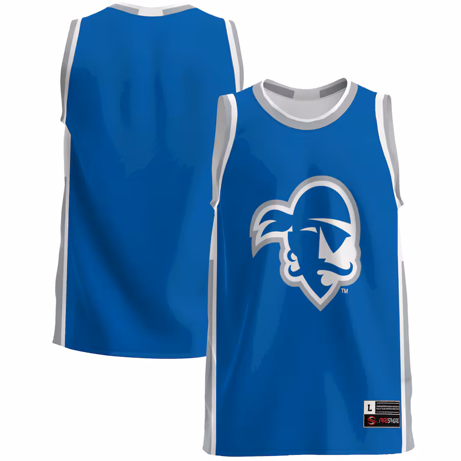 Men's GameDay Greats  Blue Seton Hall Pirates  Lightweight Basketball Jersey