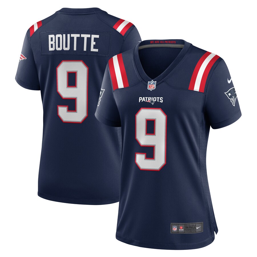 Women's New England Patriots Kayshon Boutte Nike Navy Game Jersey