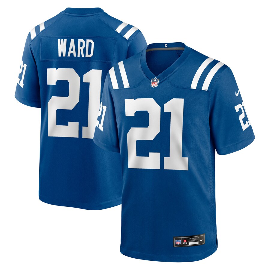 Men's Indianapolis Colts Charvarius Ward Nike Royal Team Game Jersey