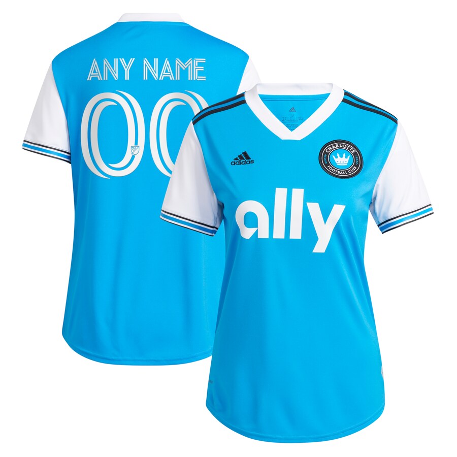 Women's Charlotte FC adidas Blue 2022 Primary Replica Custom Jersey