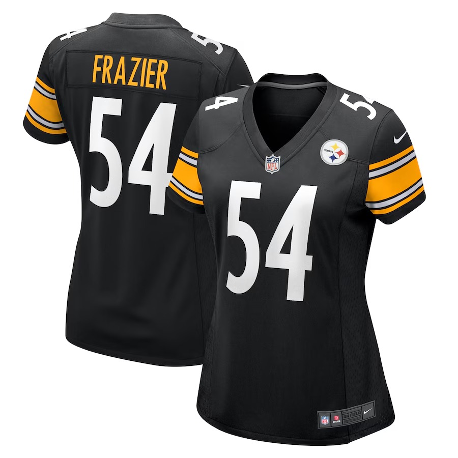 Women's Pittsburgh Steelers Zach Frazier Nike  Black  Game Jersey