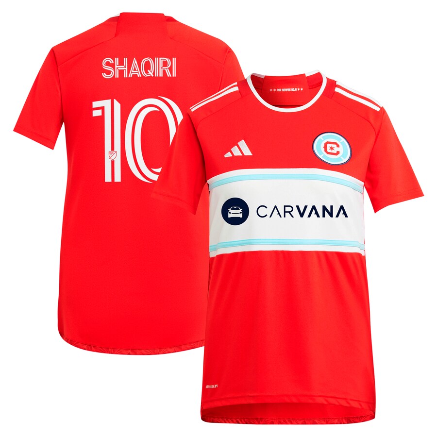 Women's Chicago Fire Xherdan Shaqiri adidas Red 2024 Return To Red Replica Player Jersey